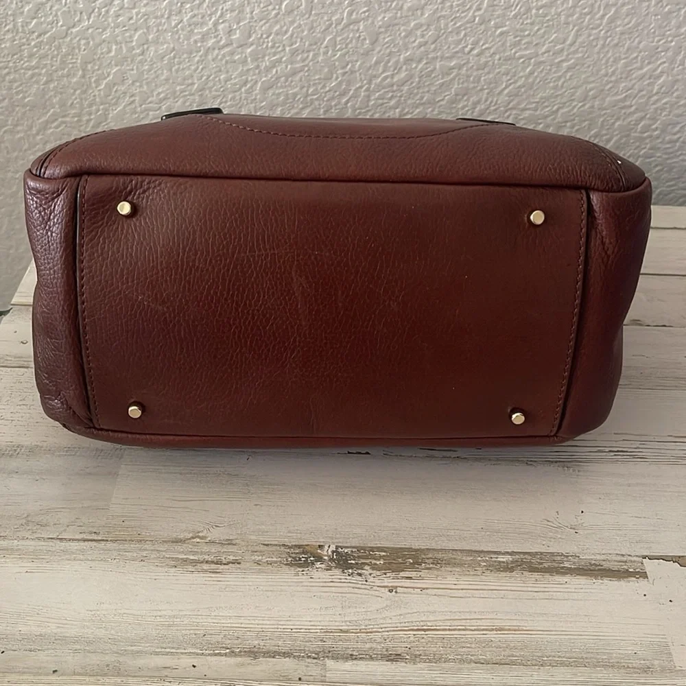 Vintage Kate Spade All Leather Brown Handbag.